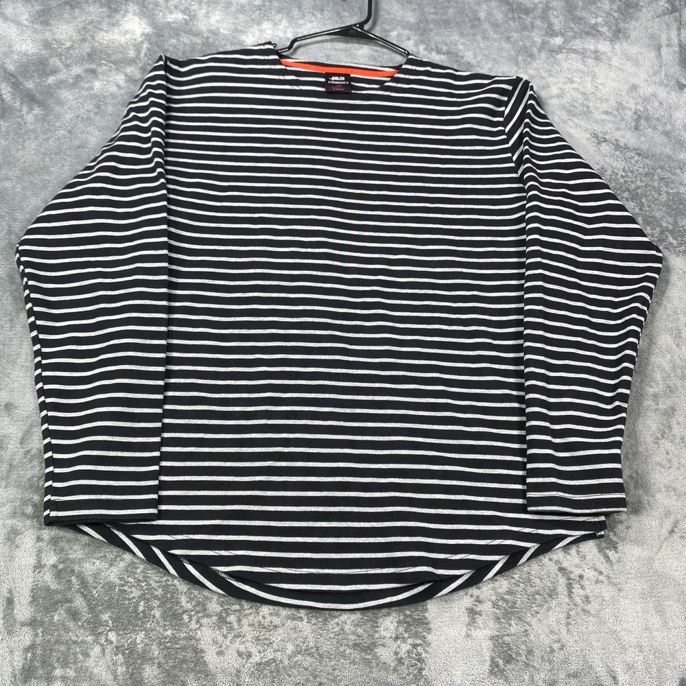 Publish x Jack Threads Shirt Mens XL Long Sleeve Black White Stripe Limited Ed.